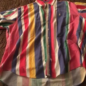 Vintage Polo short sleeve button up shirt.